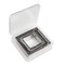 5 Pieces  Baking Cookie Fondant Cutters, Graduated Squares, Stainless Steel,Set with Storage Container